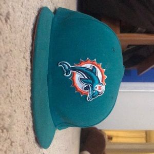 Miami dolphins new era flat bil hat
